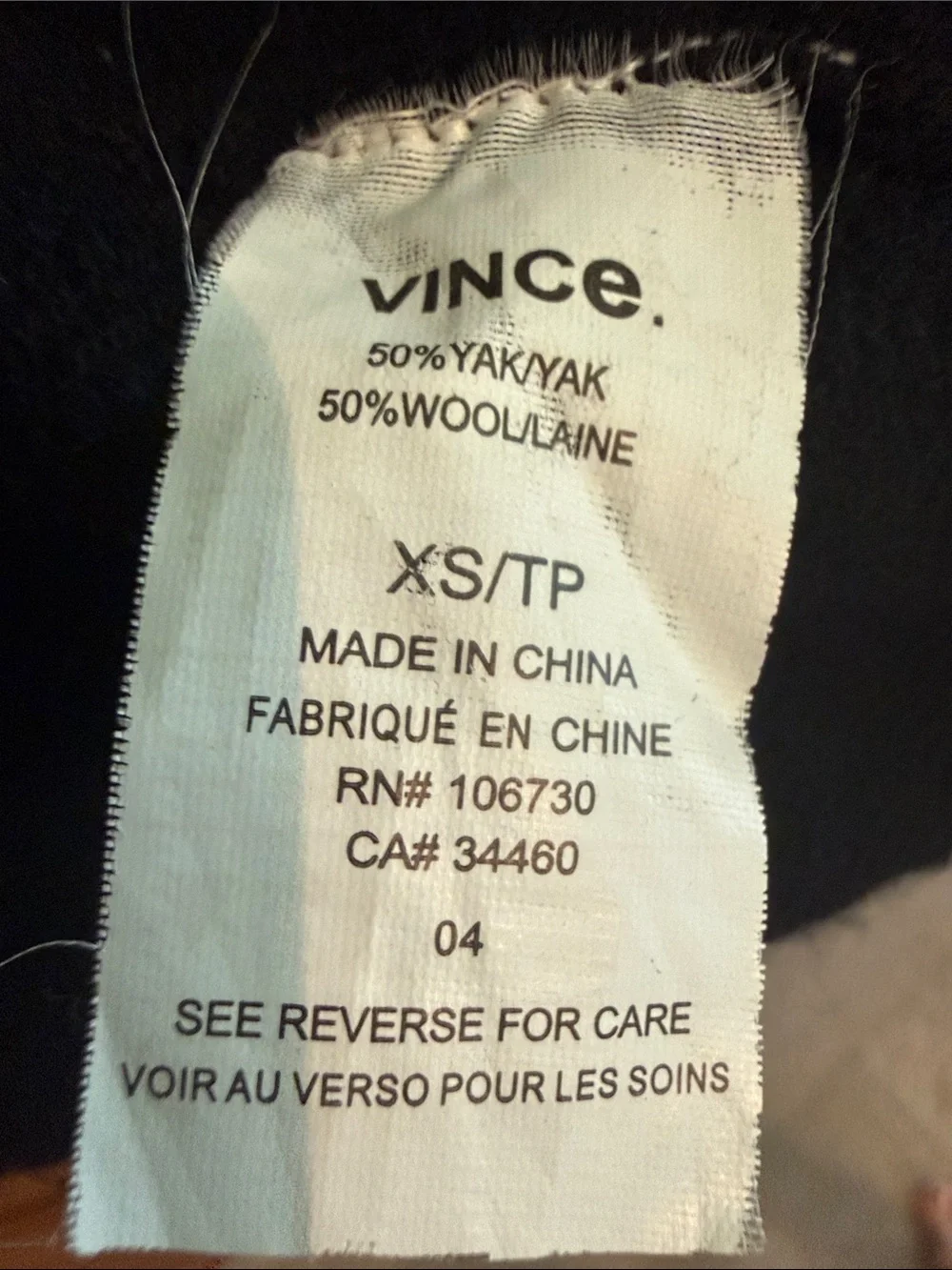Vince Black Ribbed Shawl-Collar Open Cardigan